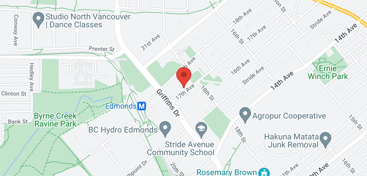 map of 7081 17TH AVENUE